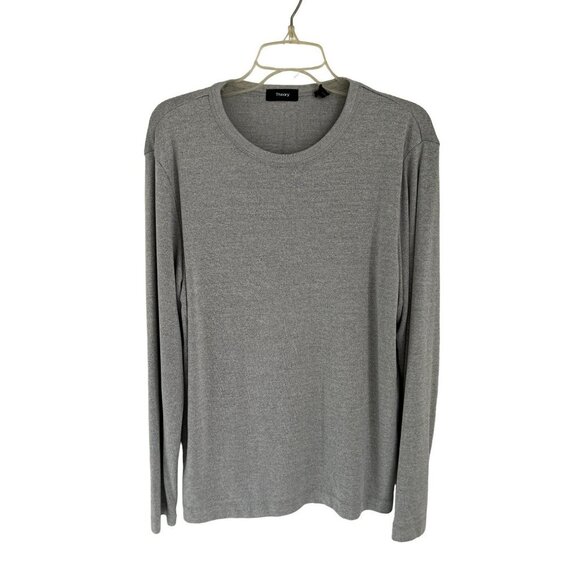 Men's Large Vince Sweatshirt Gray Long Sleeve Cotton Spandex Poly - Picture 1 of 10